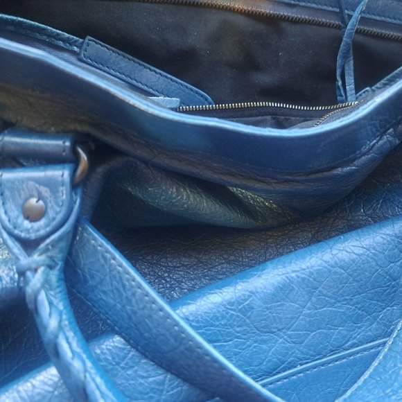 BALENCIAGA Motocross Classic First Bag in Blue - Picture 11 of 13